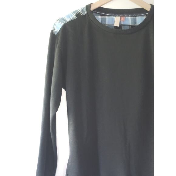 NEW Anthropologie Pilcro Flannel Mix Sweatshirt - Small - Picture 9 of 11